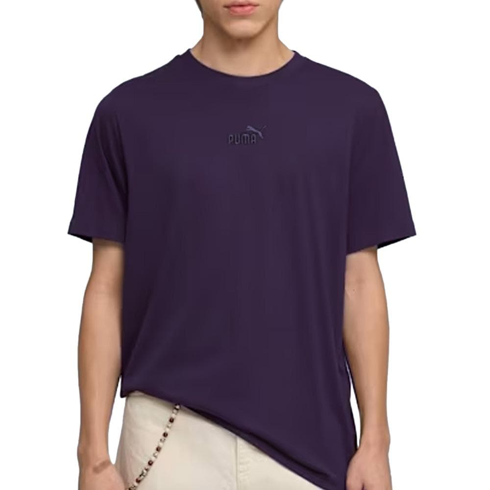 T-Shirt Oversize Violet Homme Puma Small 1