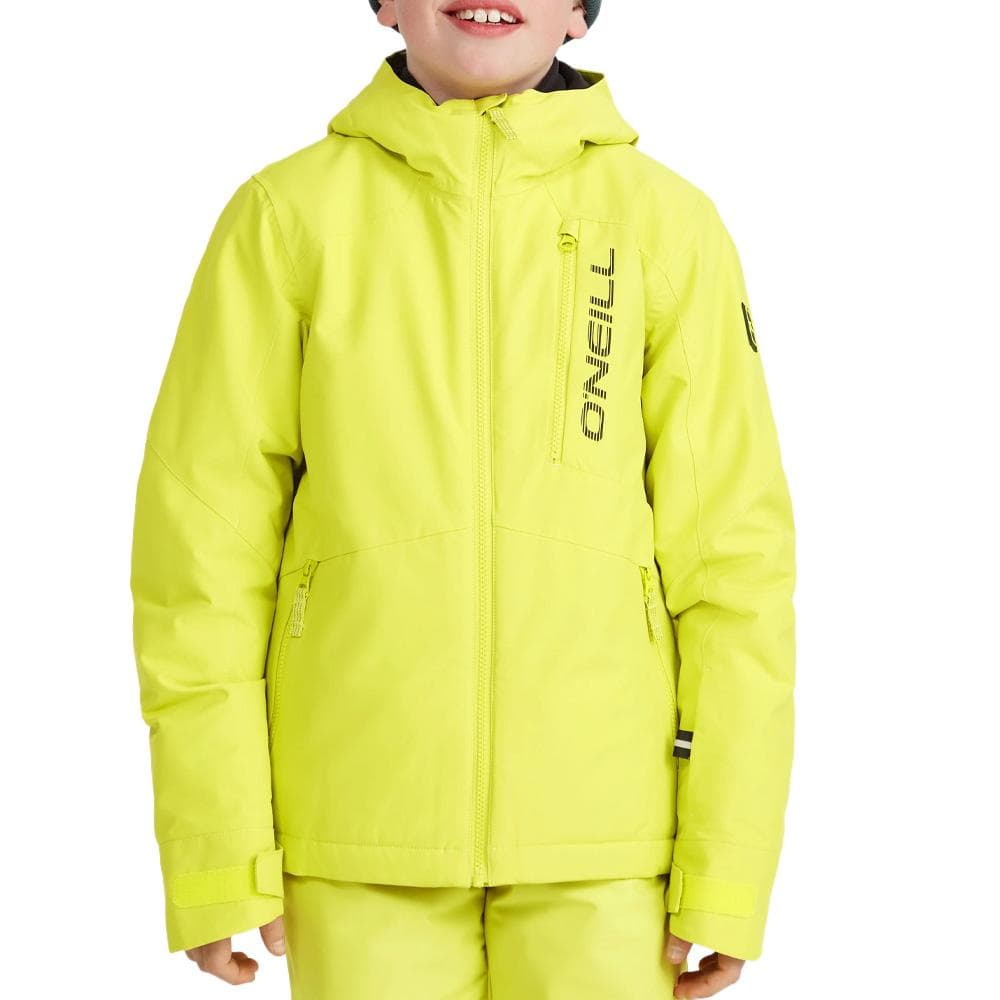 Veste de ski jaune fluo Garçon O'Neill Hammer 1