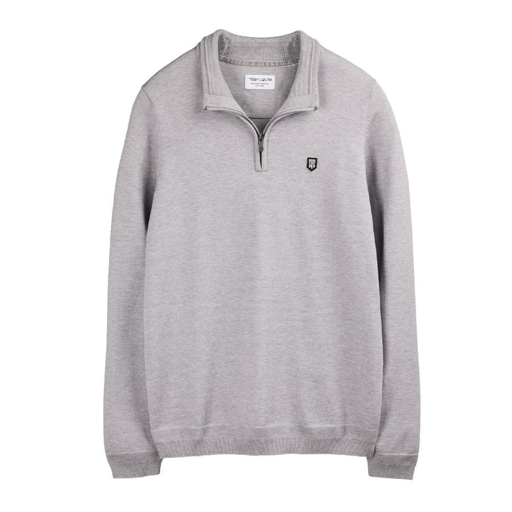 Pull zippé Gris Homme Teddy Smith Marty 2 1