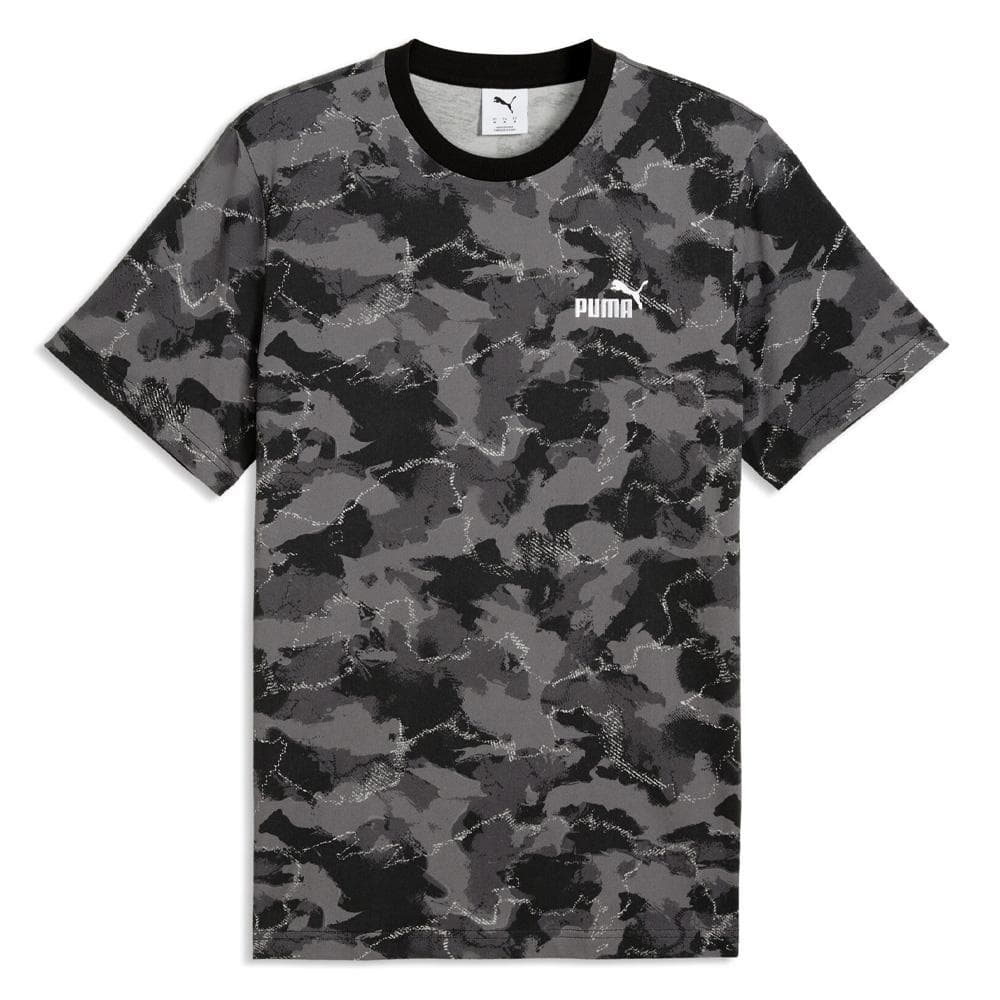 T-Shirt Noir/Gris Homme Gris Homme Puma Camo 1
