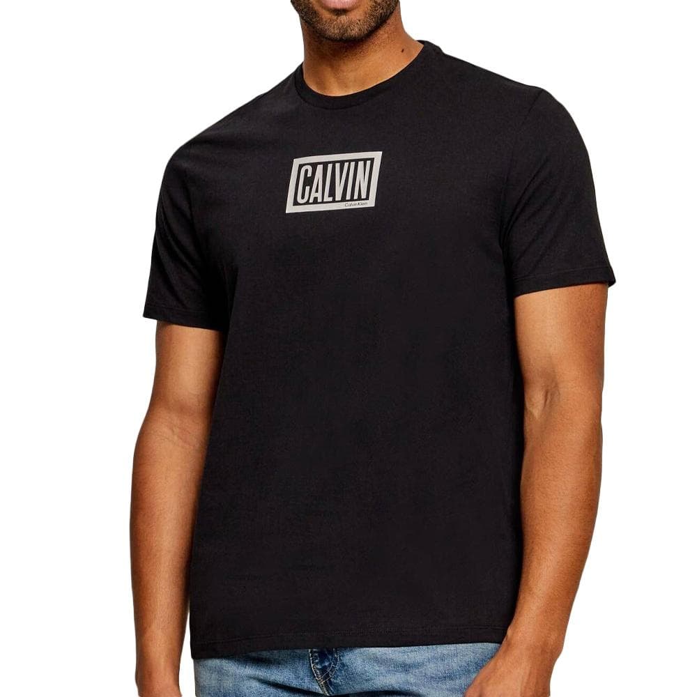 T-Shirt Noir Homme Calvin Klein Jeans Boxed 1