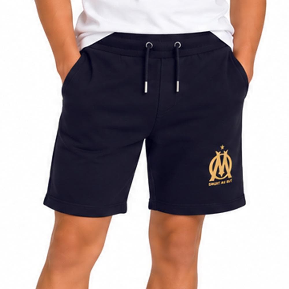 Short Marine/Doré Garçon Olympique de Marseille 1
