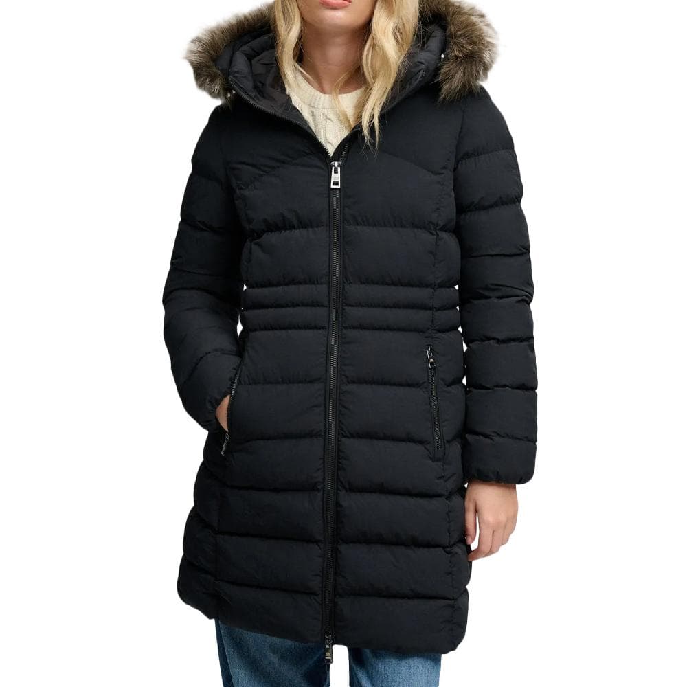 Doudoune Noie Femme Superdry Hood 1
