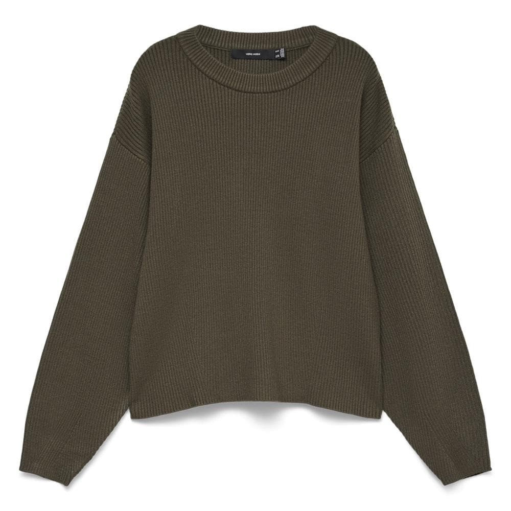 Pull Kaki Femme Vero Moda Gold Lux 1