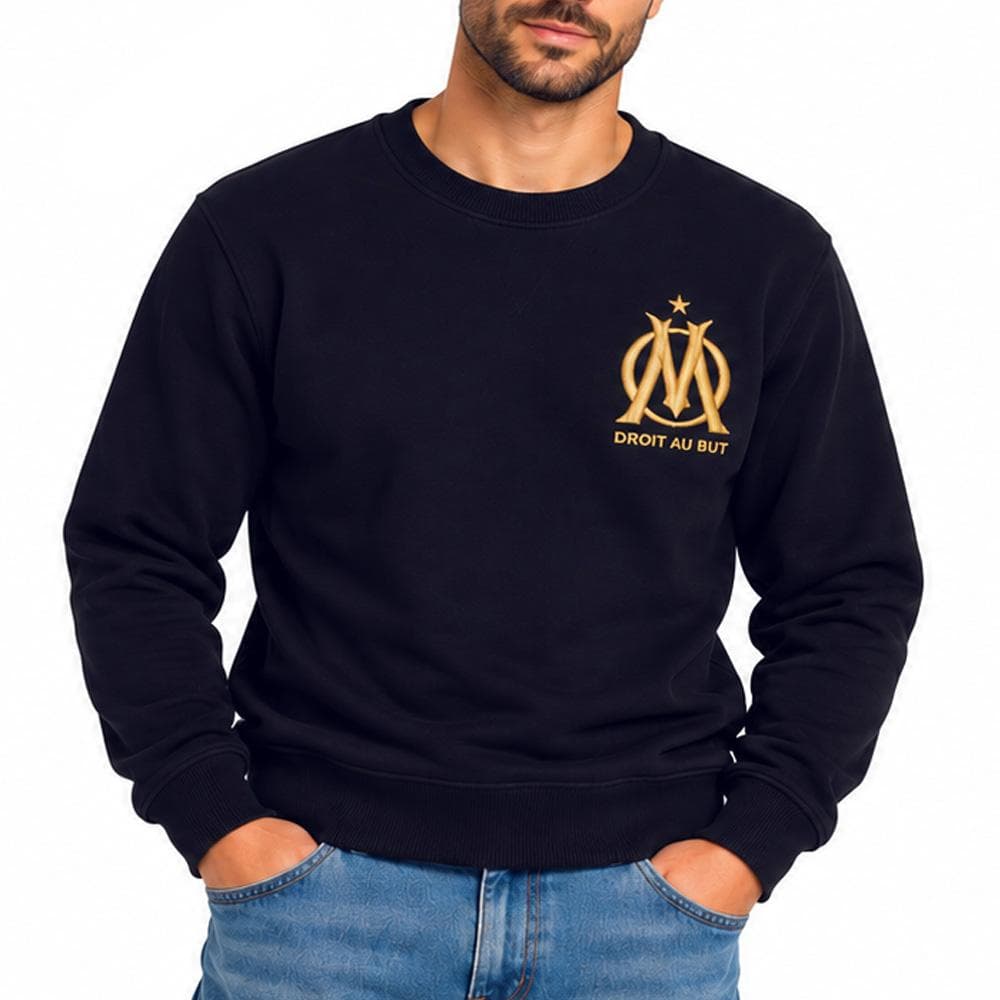 Sweat Marine/Doré Homme Olympique de Marseille 1