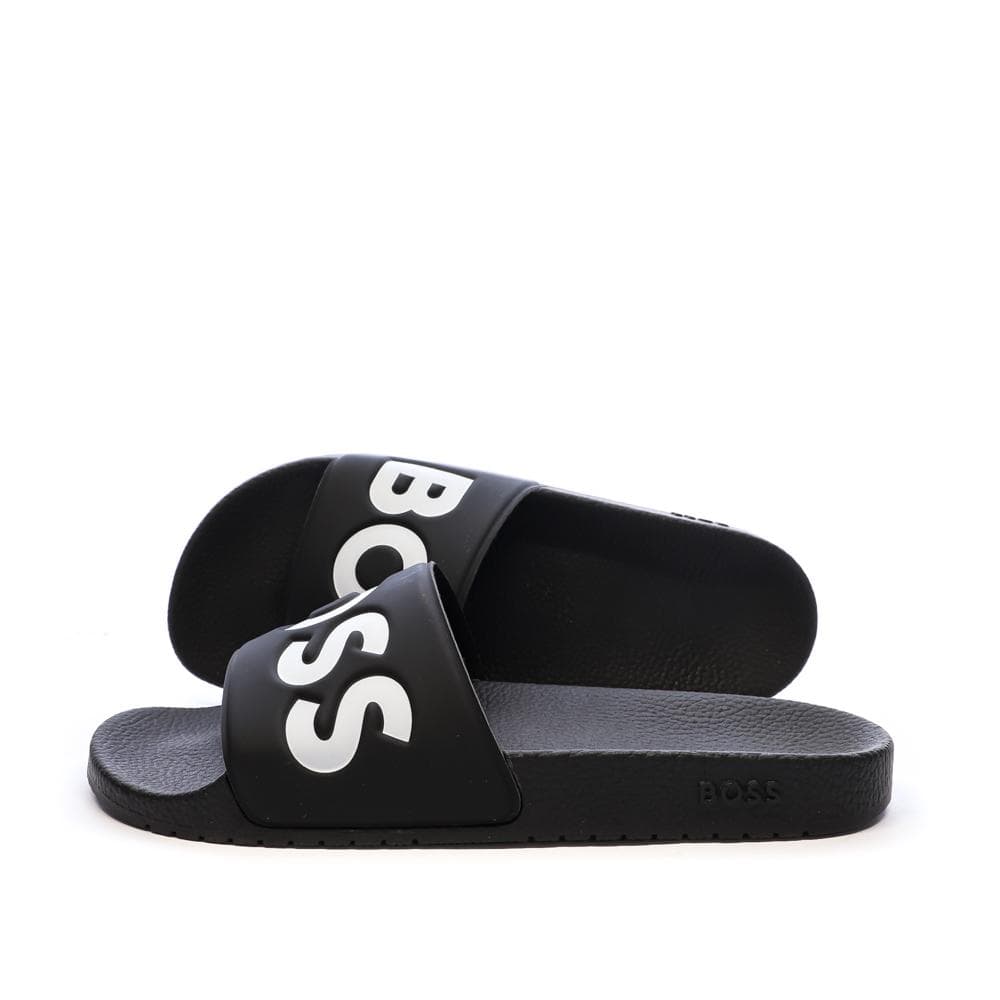 Claquettes Noir Homme Hugo Boss Aryeh 1