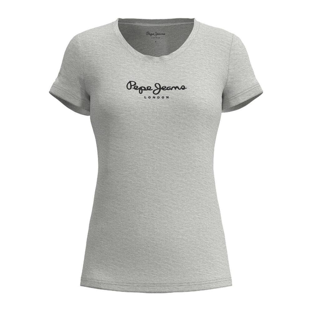 T-Shirt Gris/Noir Femme Pepe jeans New Virginia 1