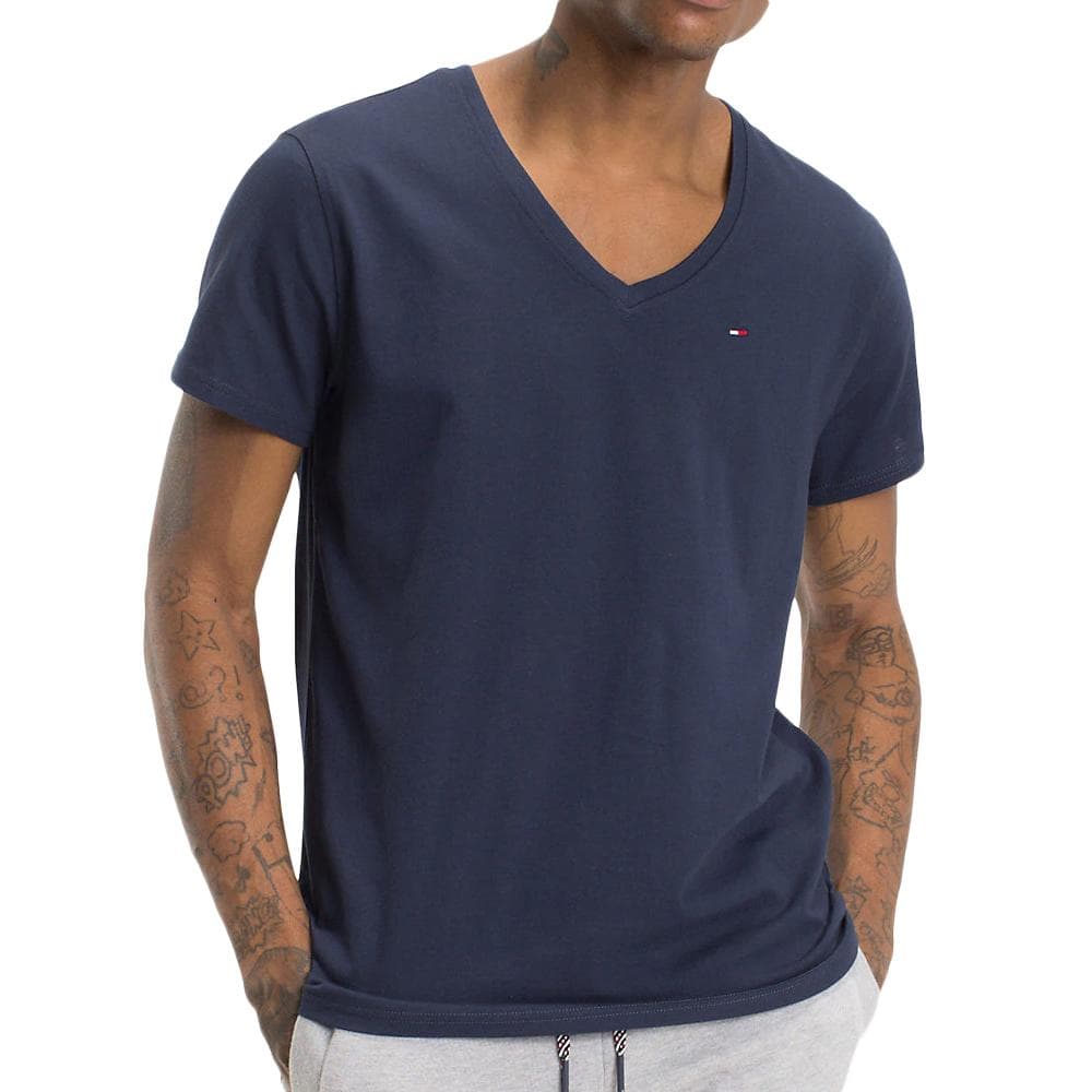 T-shirt Marine Homme Tommy Jeans Original V 1