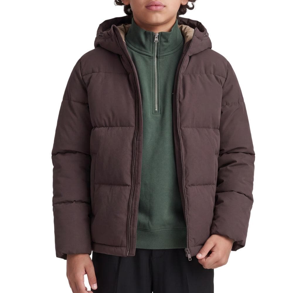 Doudoune Marron Garçon Jack & Jones Galaxy Puffer 1