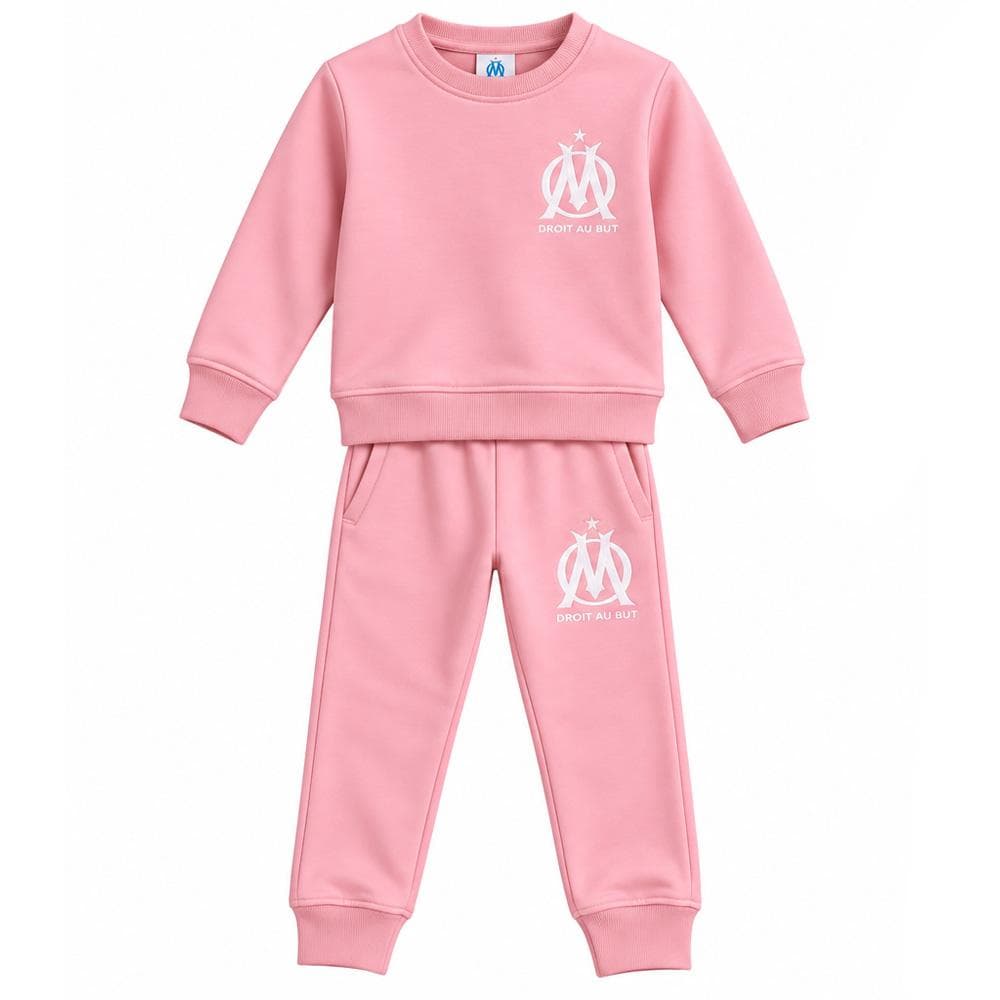 Ensemble de survêtement Rose Fille Olympique De Marseille 1