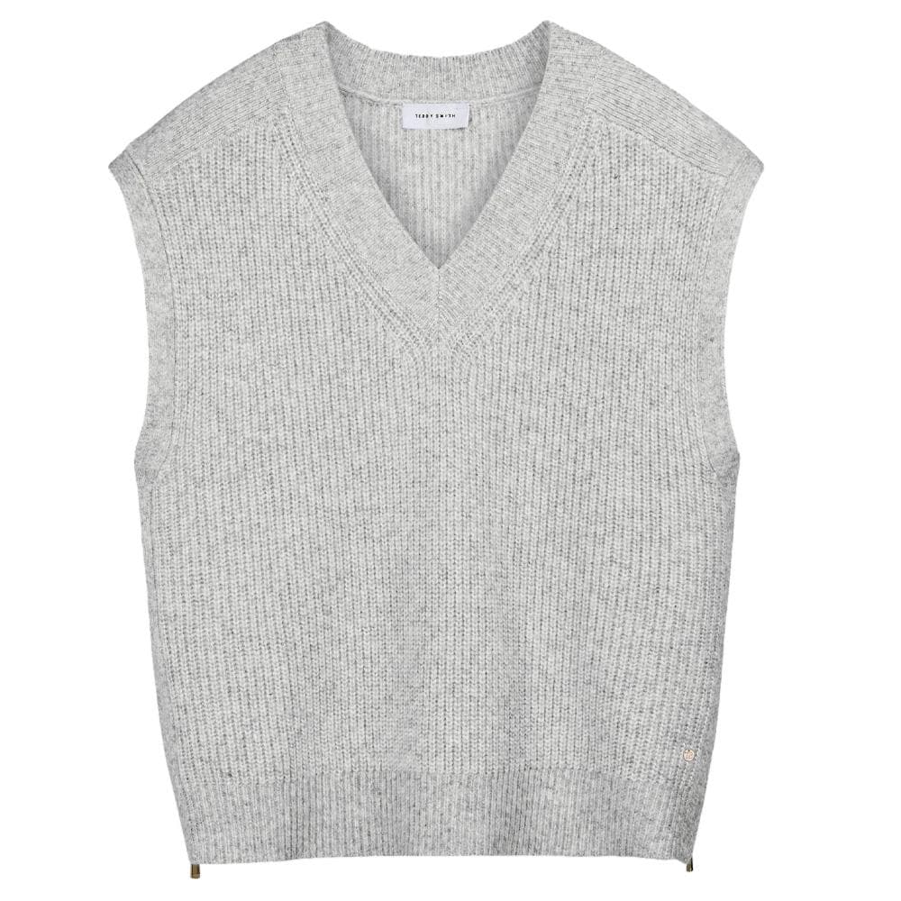 Pull Gris Femme Teddy Smith Milo 1