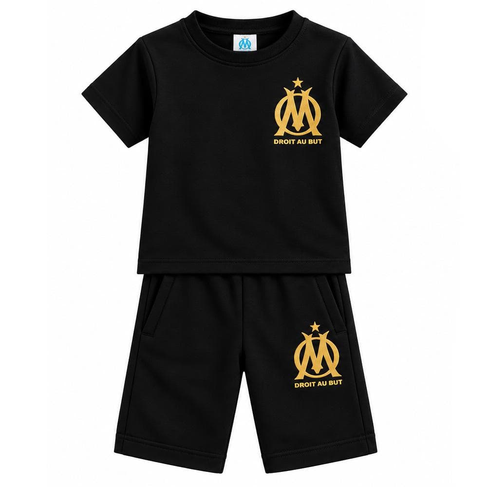Ensemble Noir/Doré Garçon Olympique de Marseille G23021 1