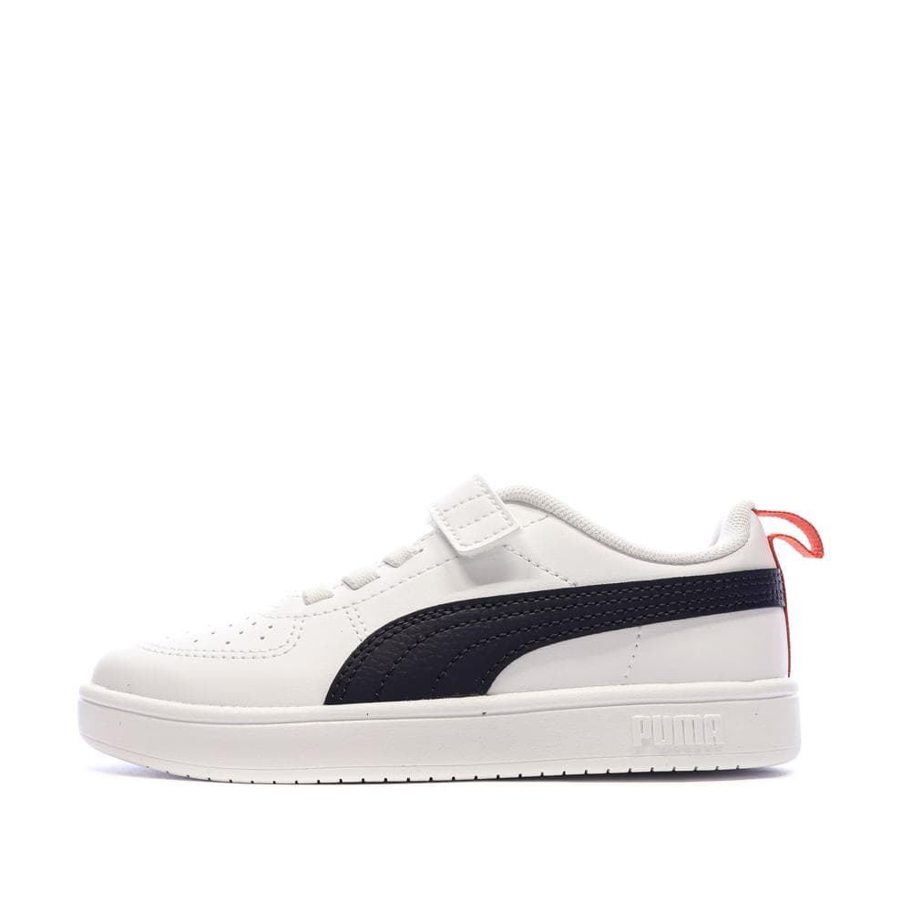 Baskets Blanches/Noires Garçon Puma Rickie 1