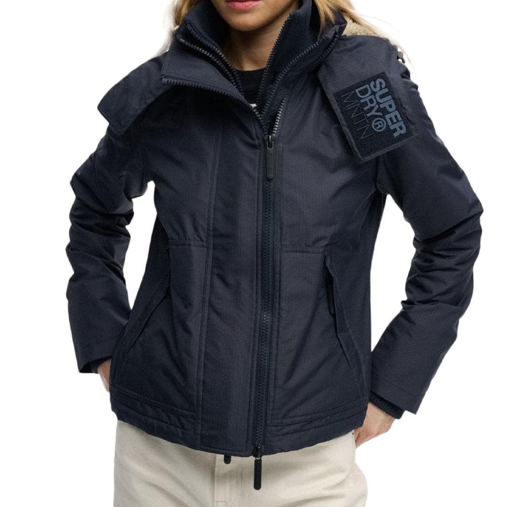 Veste À Capuche Marine Femme Superdry Hooded Arctic 1