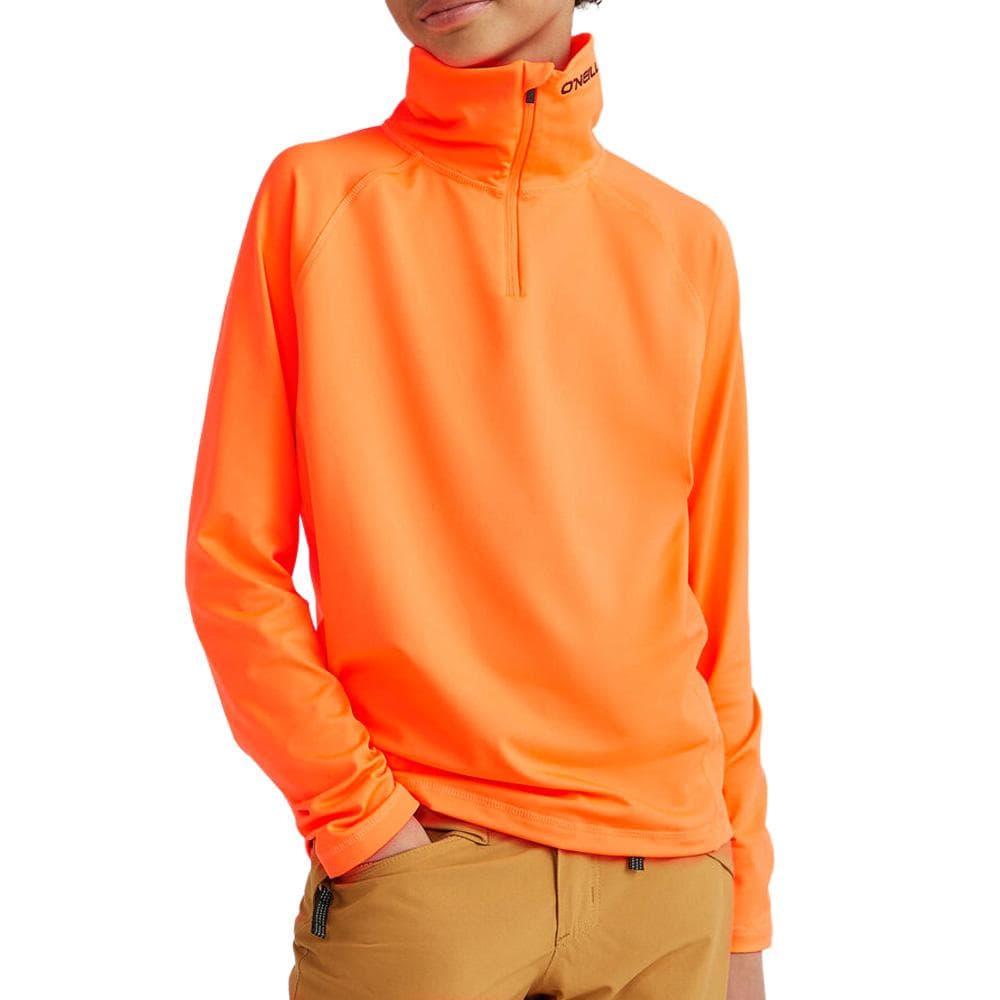 Polaire À Demi-Zip Orange Fluo Garçon O'Neill Clime 1