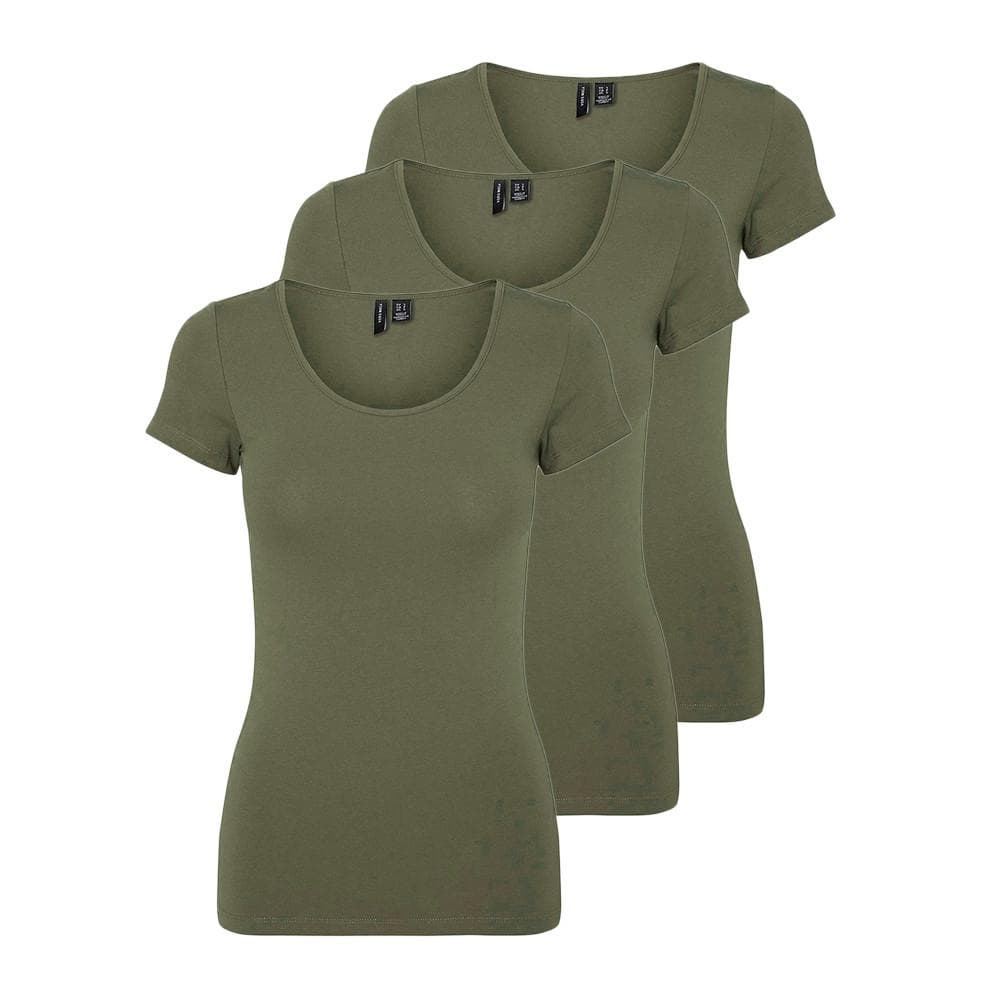 X3 T-shirt Kaki Femme Vero Moda Maxi 1