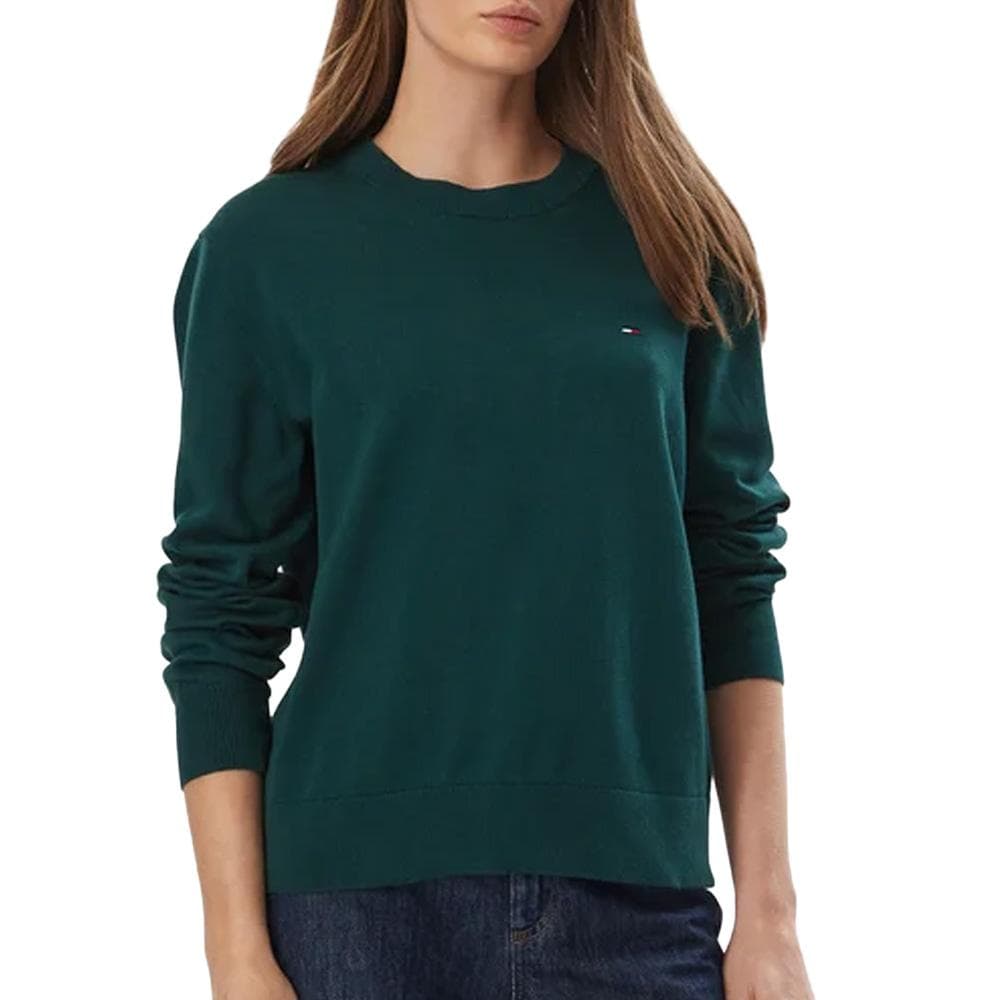 Pull Vert Femme Tommy Hilfiger Essential 1