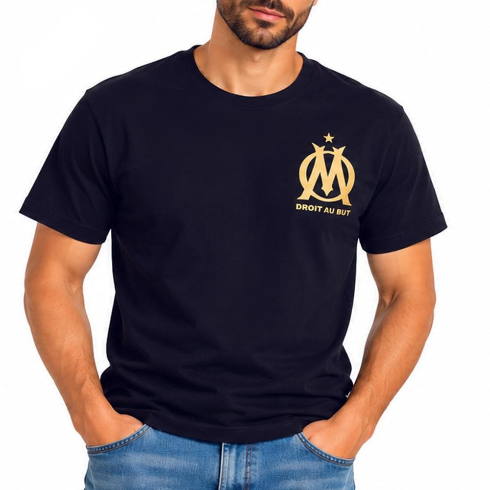 T-shirt Marine/Doré Homme Olympique de Marseille 1