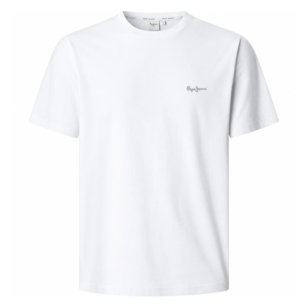 T-Shirt Blanc Homme Pepe jeans Contrast Connor 1