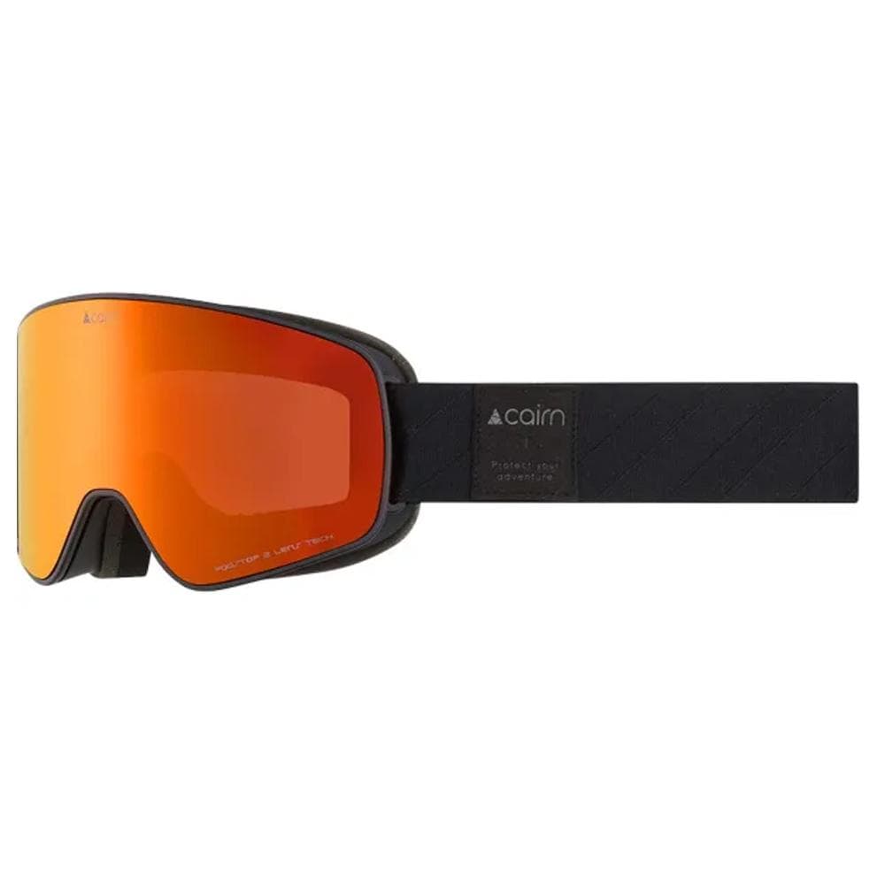 Masque de ski Noir/Orange Mixte Cairn Magnitude 1