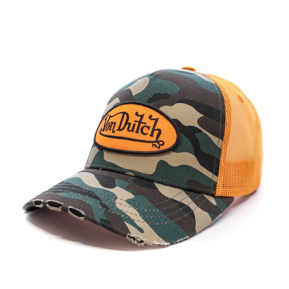 Casquette Camouflage/Orange Homme Von Dutch CAS1 1
