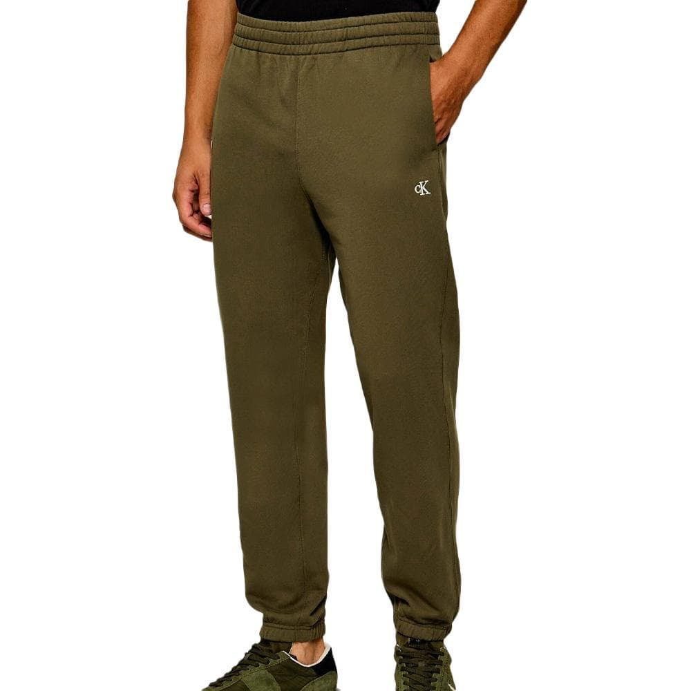 Jogging Kaki Homme Calvin Klein Jeans 350 Terry Monogram 1