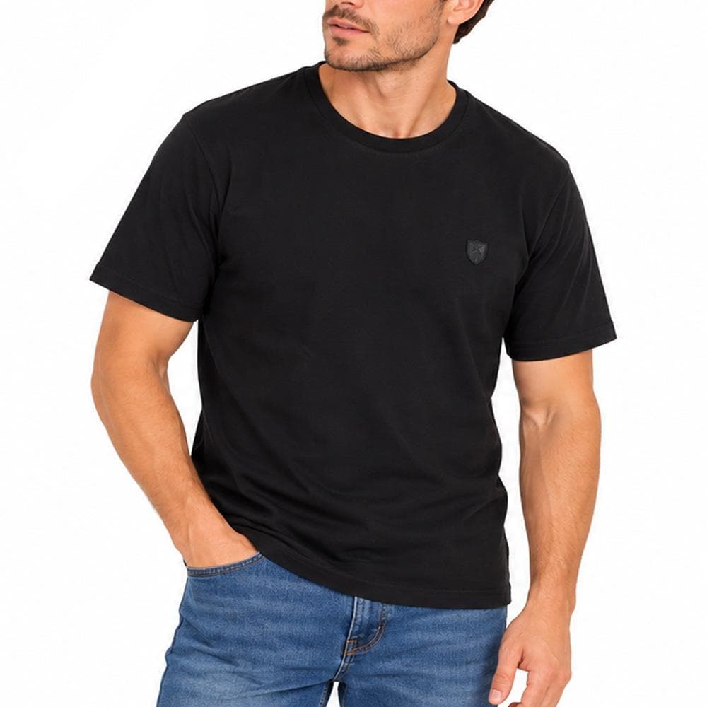T-Shirt Noir Homme Redskins Sleeves 1