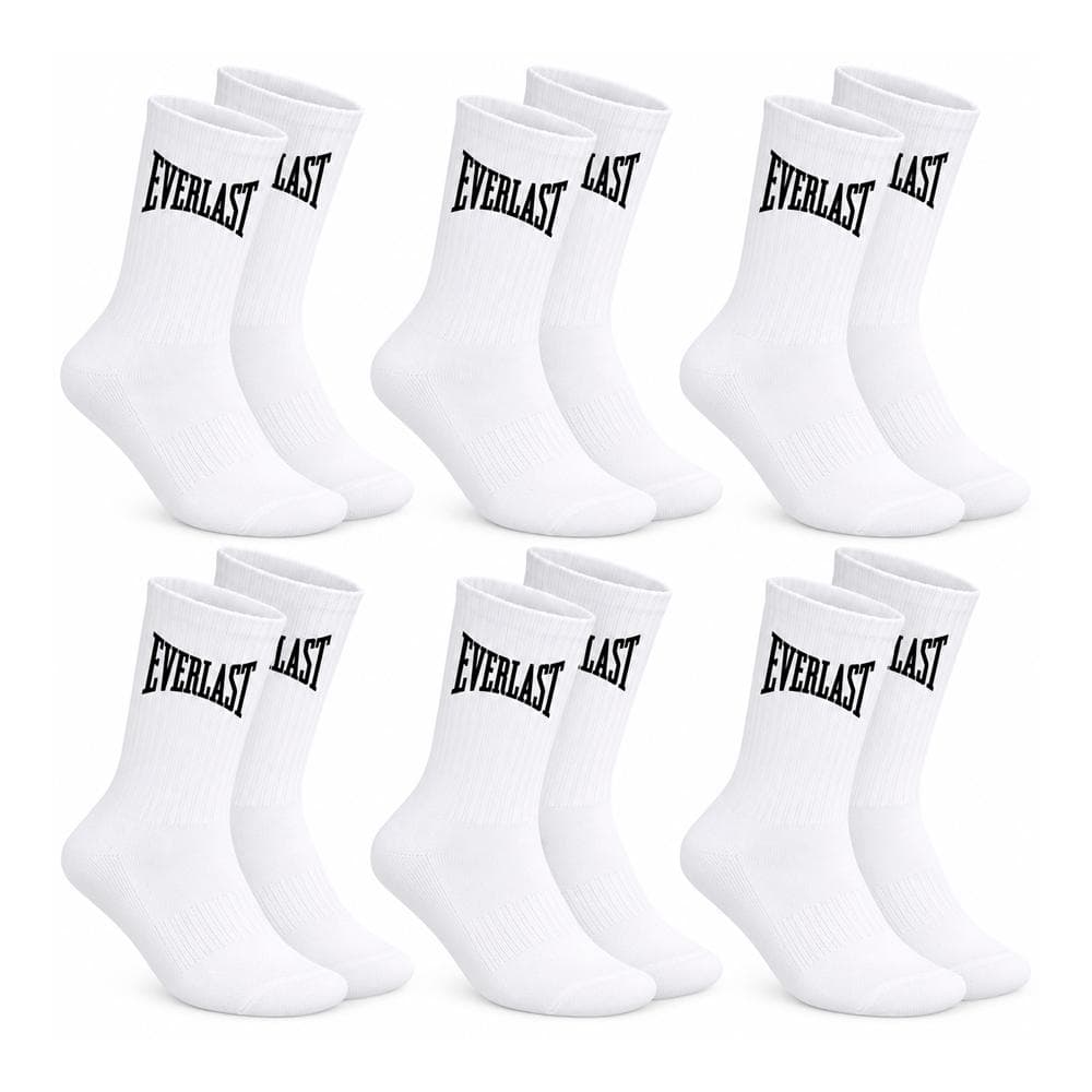 Lot de 6 Paires de chaussettes Blanches Homme Everlast EL062 1