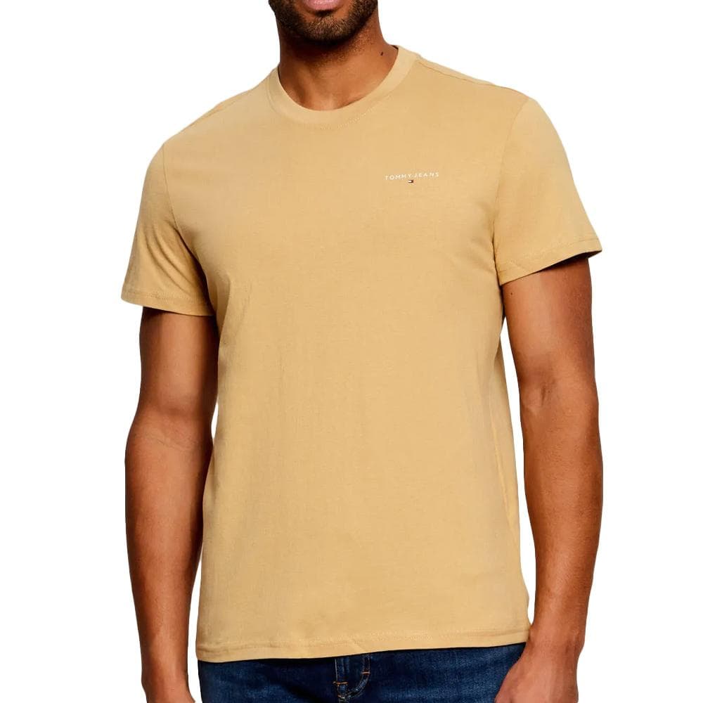 T-shirt Beige Sable Homme Tommy Hilfiger Tjm Slim Linear 1