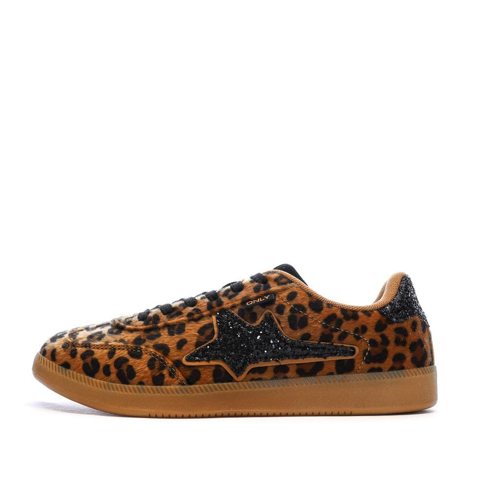 Baskets Camel/Noires Femme Only Sandra 1