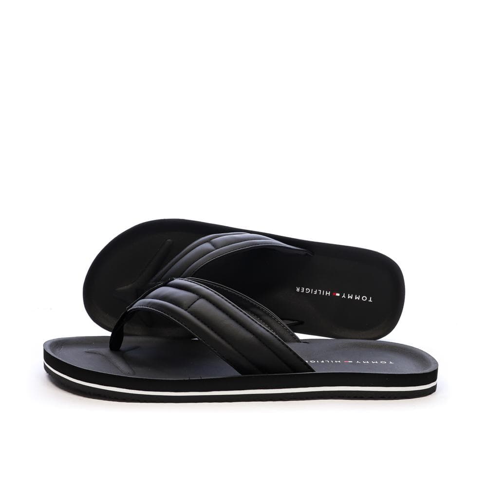 Tongs Noires Homme Tommy Hilfiger Padded 1