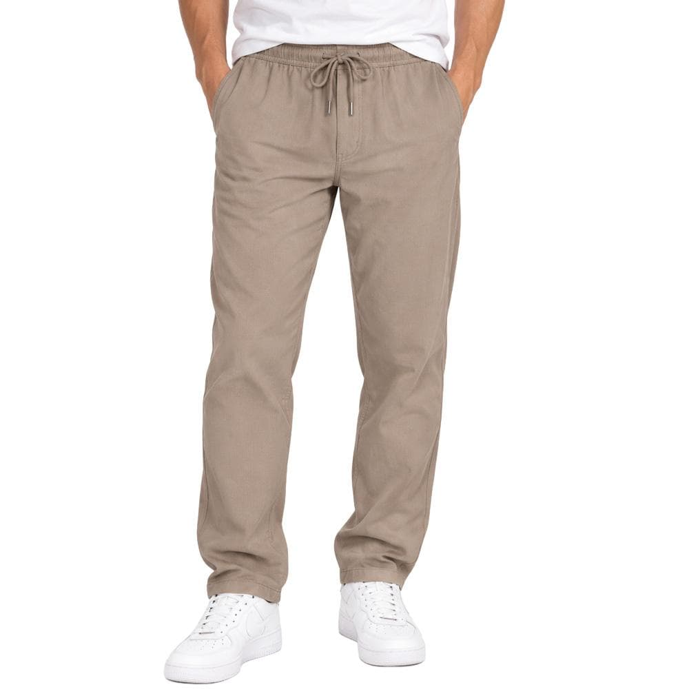 Pantalon fluide Taupe Homme RMS26 Texture 1