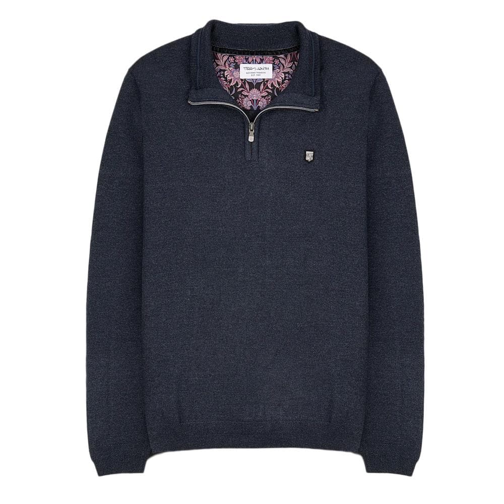 Pull 1/4 Zip Marine Homme Teddy Smith Marty 2 1