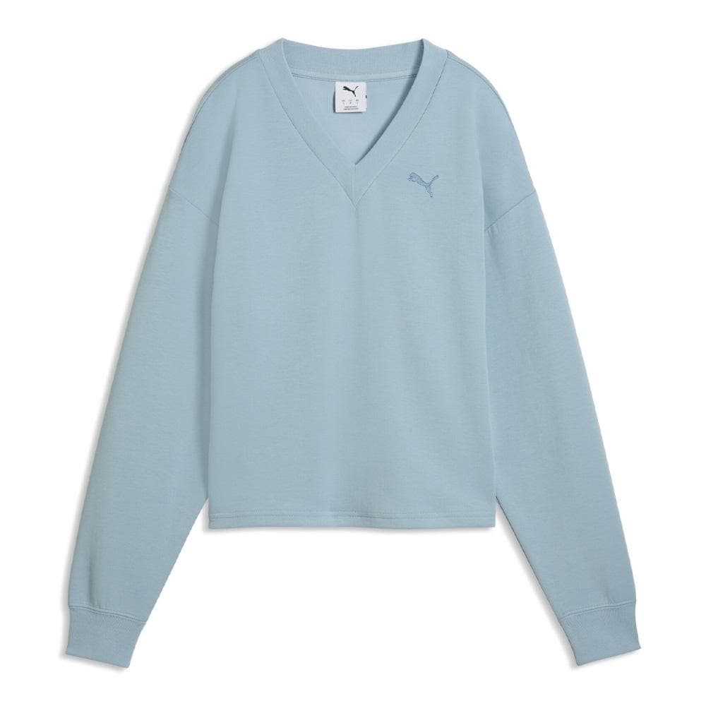 Sweat Bleu Femme Puma Elevated 1
