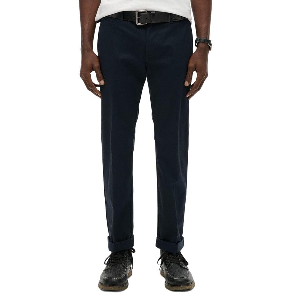 Pantalon Chino Bleu Marine Homme Superdry Premium 1