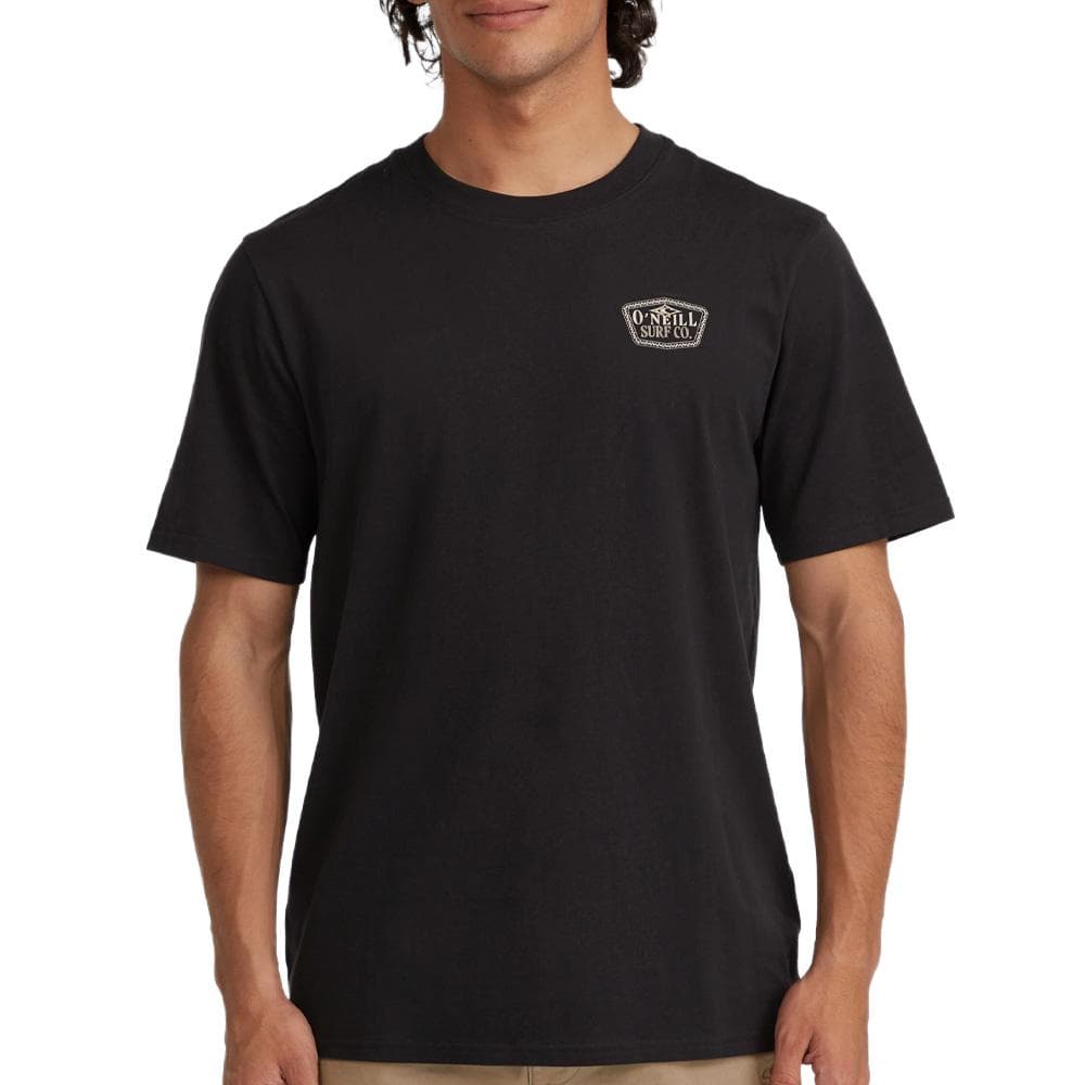 T-Shirt Noir Homme O'Neill Chest 1