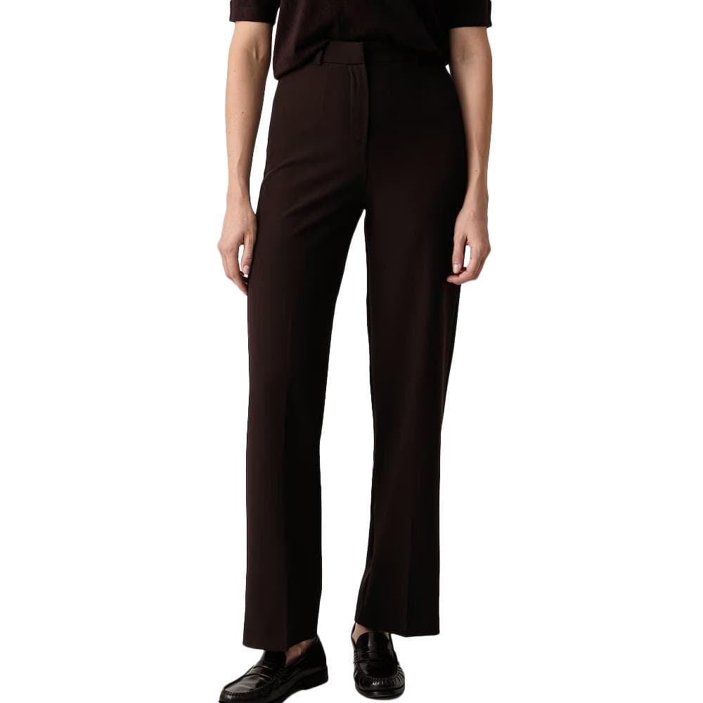 Pantalon Tailleur Marron Femme Morgan POYA 1