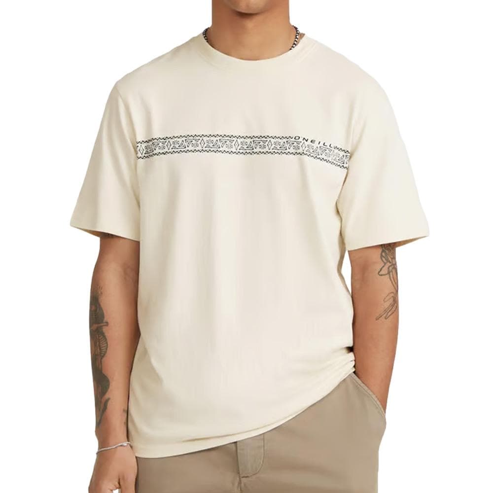 T-Shirt Écru Homme O'Neill Ikat Stripe 1