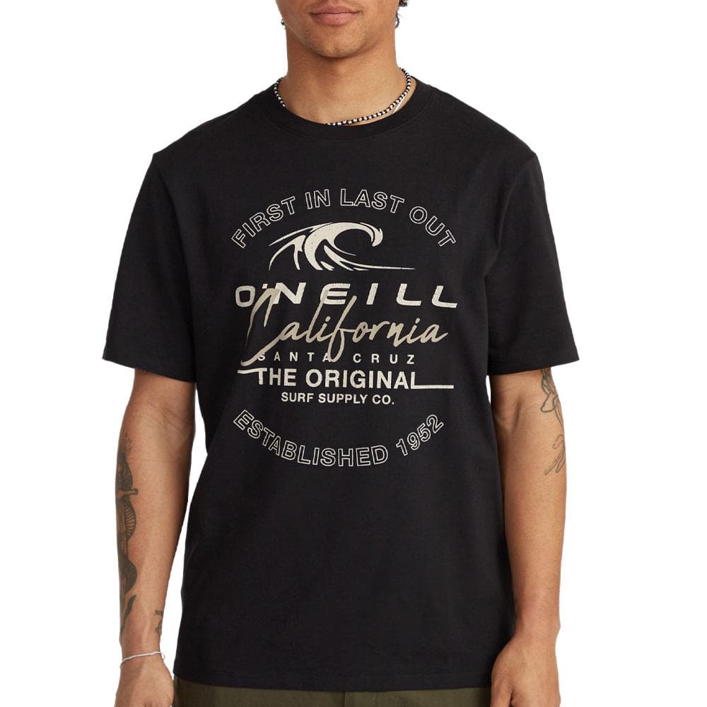 T-Shirt Noir Homme O'Neill Cali Wave 1