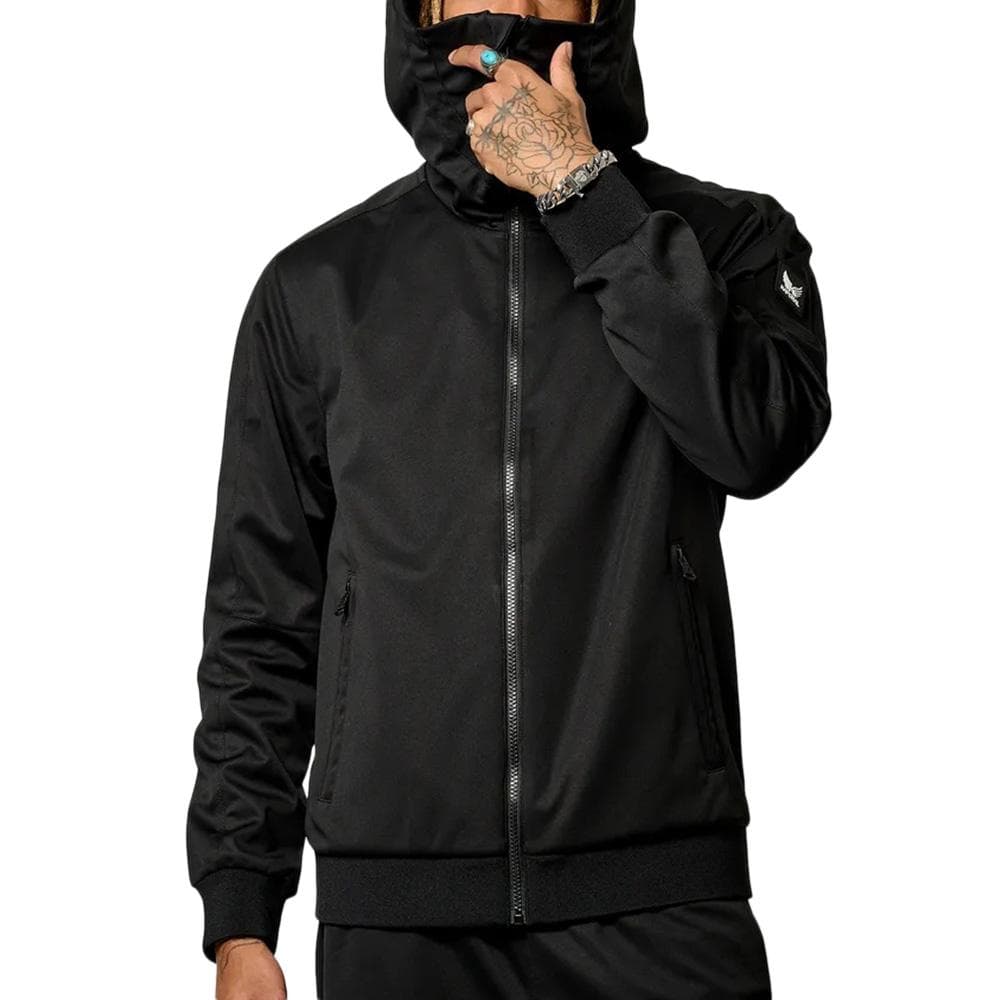 Sweat à Capuche Noir Homme Kaporal Loris 1