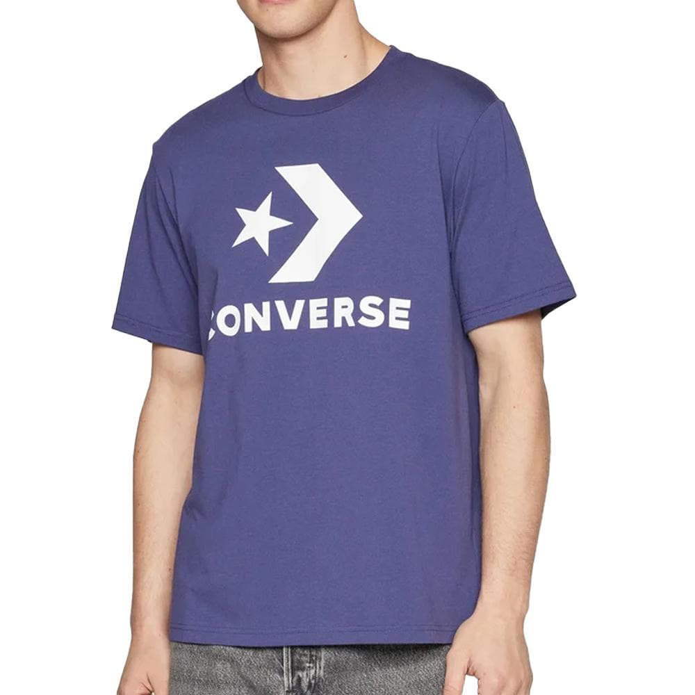 T-shirt Violet Homme Converse Star Chevron 1