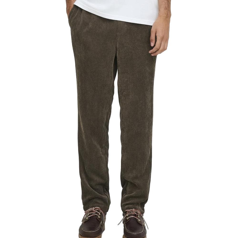 Pantalon en velours Marron Homme Only & Sons Taper Corduroy 1