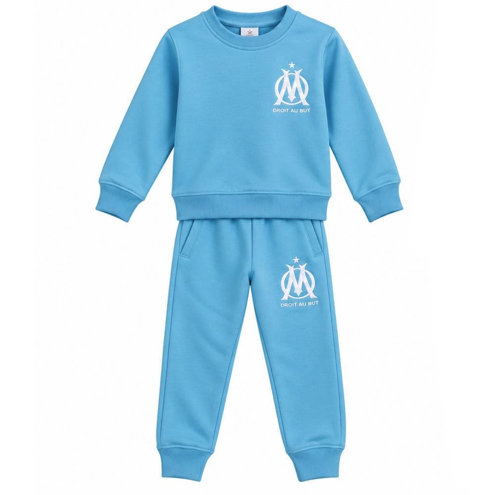 Ensemble de Survêtement Bleu Ciel Garçon Olympique de Marseille 1
