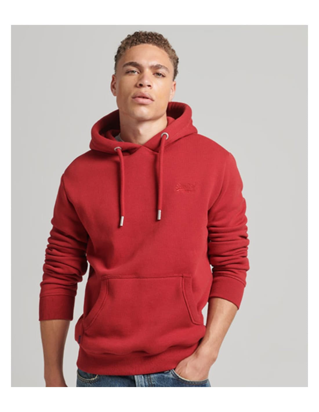 Sweat à capuche SUPERDRY avec logo vintage brodé 1