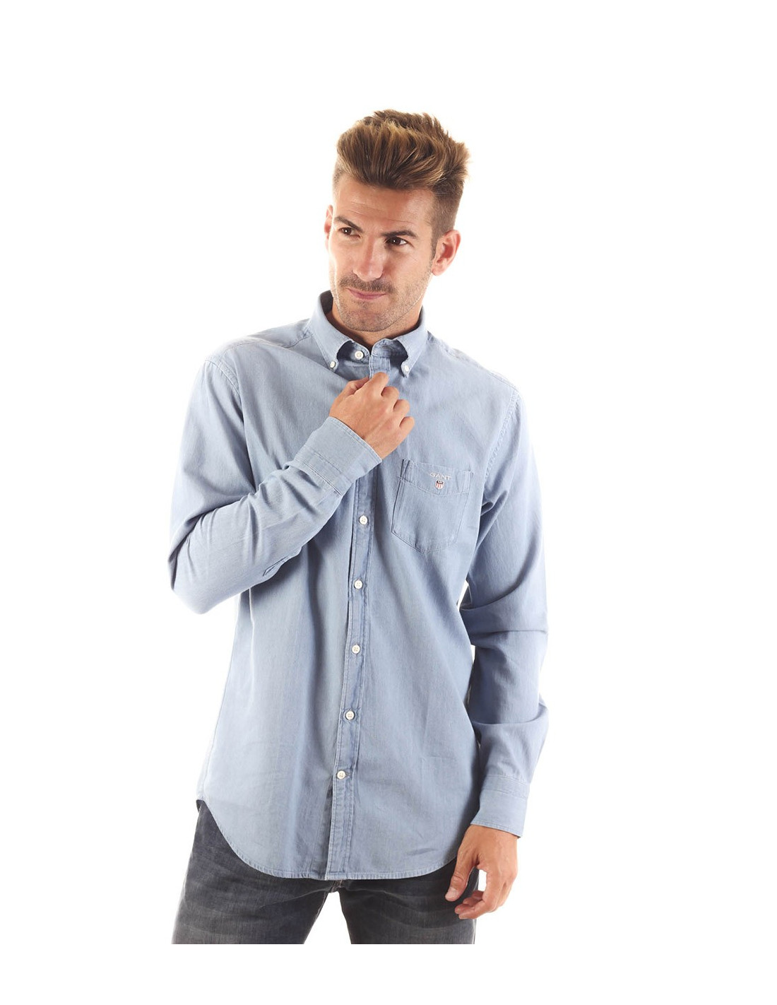 Chemise GANT Indigo 1