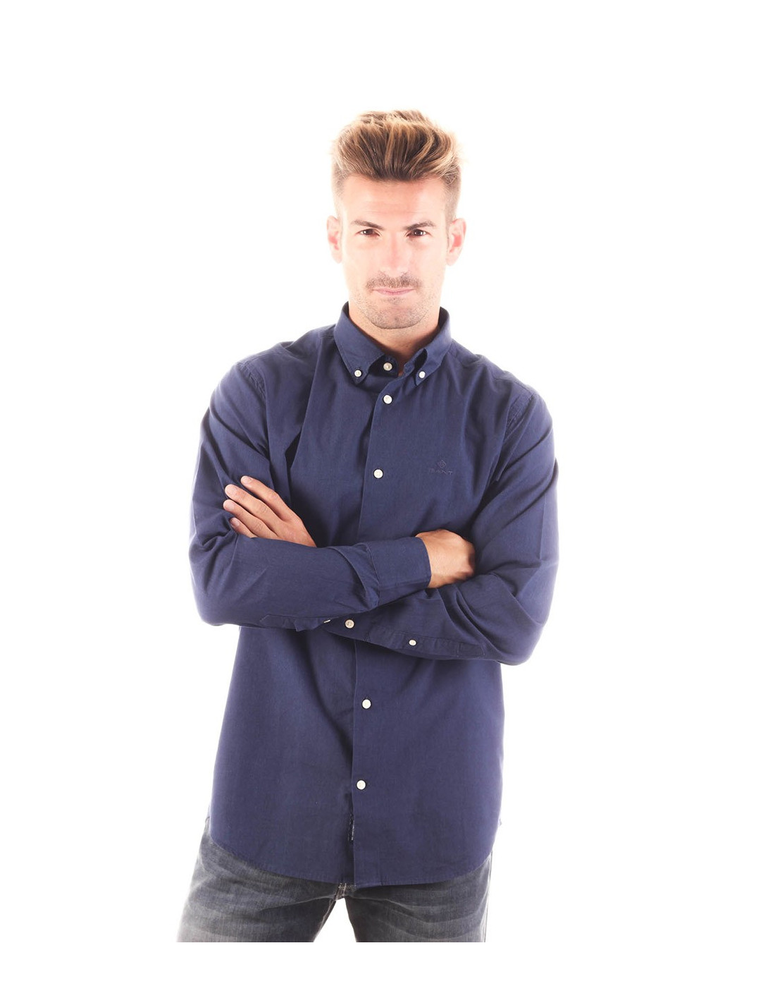 Chemise GANT unie classique 1