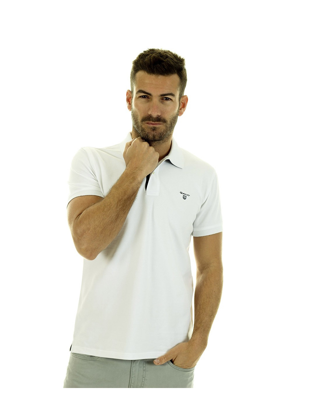 Polo de rugby GANT en piqué 4