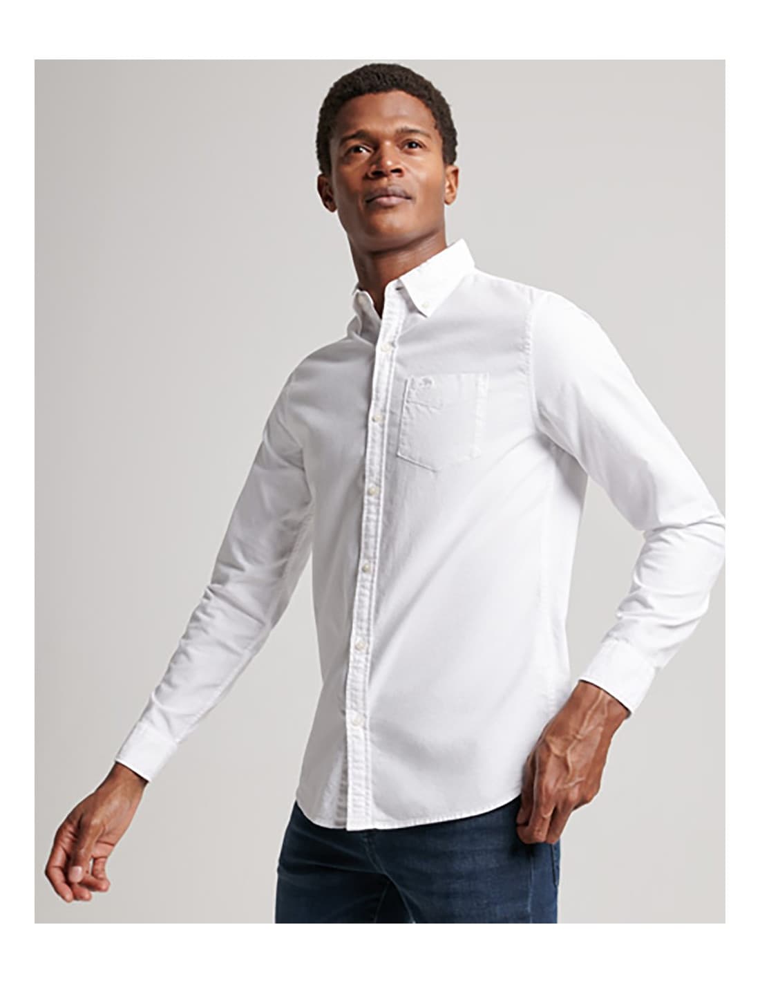 Chemise Oxford à manches longues en coton SUPERDRY 2
