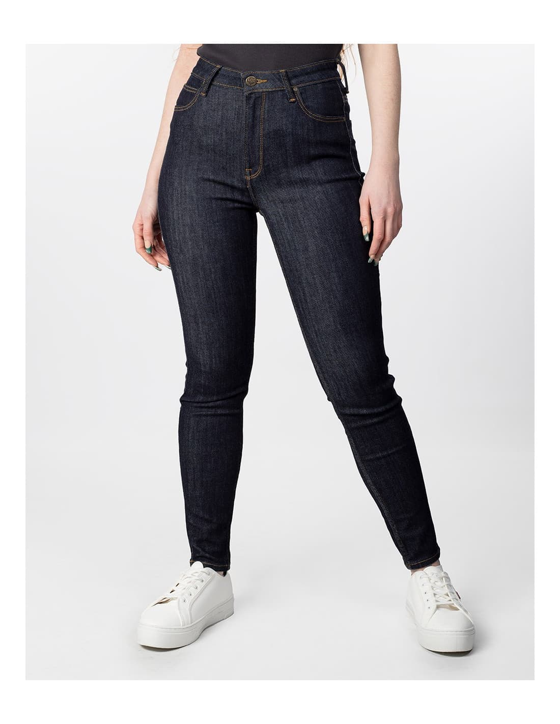 Pantalon en denim LEE Scarlett taille haute 3