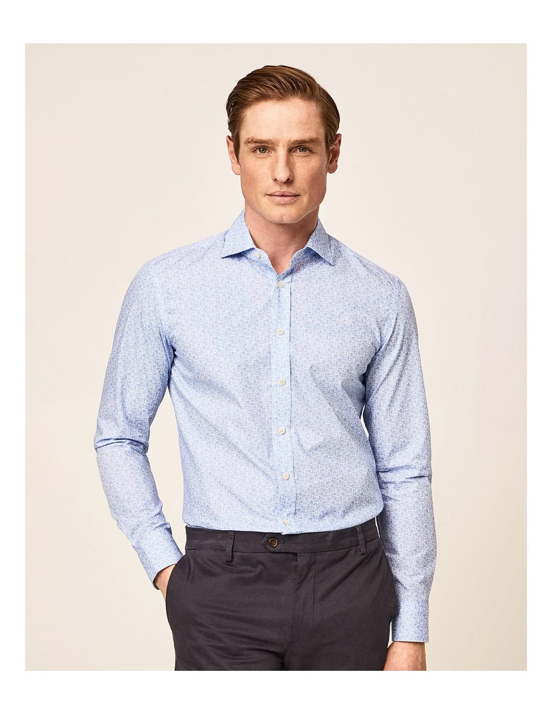 Chemise HACKETT à imprimé coquillage 1